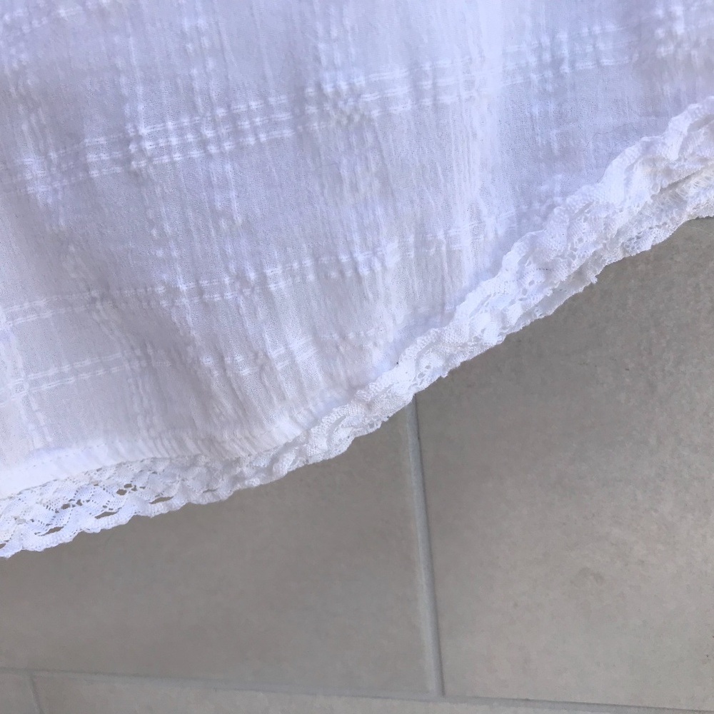 White long dress like new!